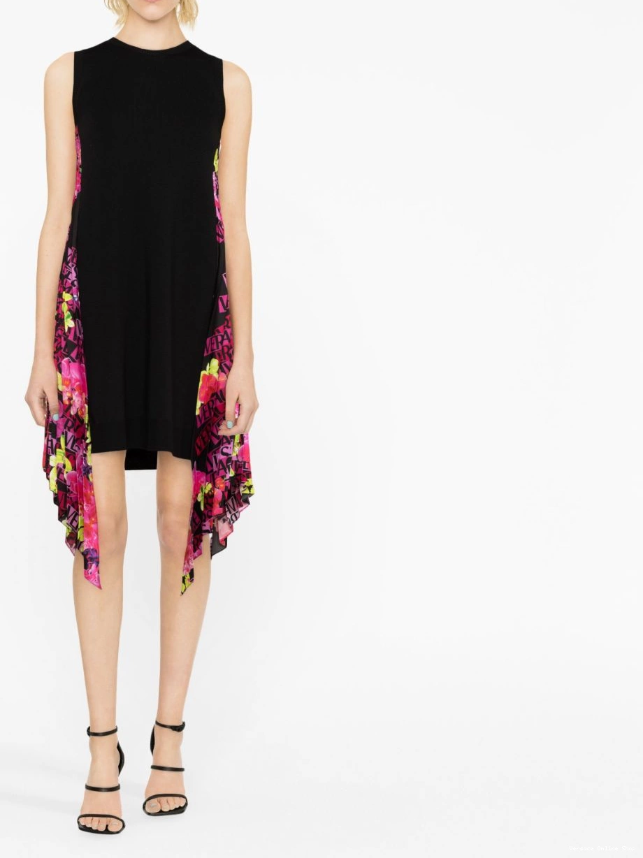 Cheap Versace virgin-wool mini dress Women 0806